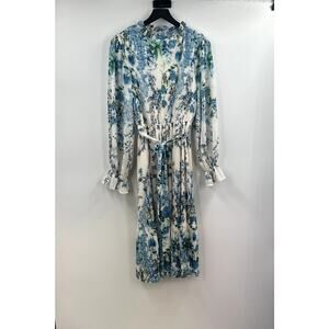 Flying Tomato NWOT Floral Pleated Midi Dress Size Large